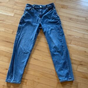 Women’s Blue Denim Jeans - Classic Straight Fit AMERICAN EAGLE size 10 LONG